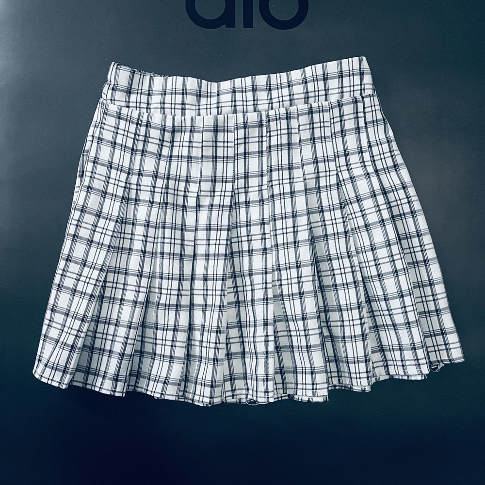 Cotton Candy LA Plaid Mini Skirt